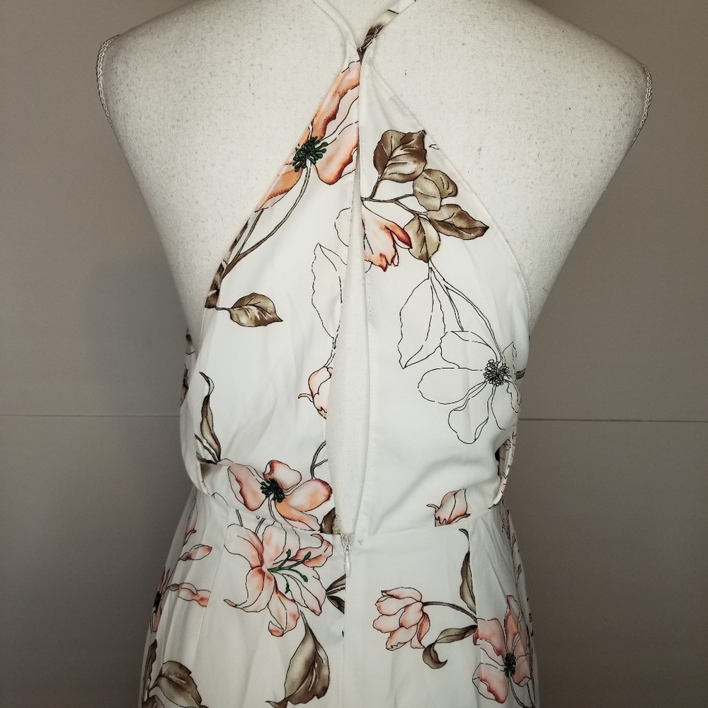 PLUS! Warm Weather Getaway👓👙🌞Floral Jumpsuit w/Adjustable Straps - Picture 5 of 11